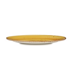 QUALITAT YELLOW PLATO LLANO 23CM