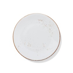 QUALITAT WHITE COLORS PLATO LLANO 28CM