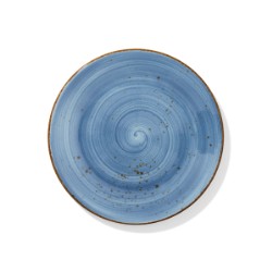 QUALITAT BLUE PLATO LLANO 27CM