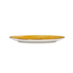 QUALITAT YELLOW COLORS FUENTE OVAL 25CM