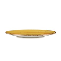 QUALITAT YELLOW PLATO POSTRE 20CM