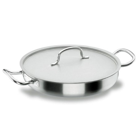 PAELLERA 32CM CHEF INOX C/TAPA