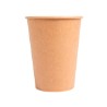 VASOS CARTON 270ML MARRON 100U.