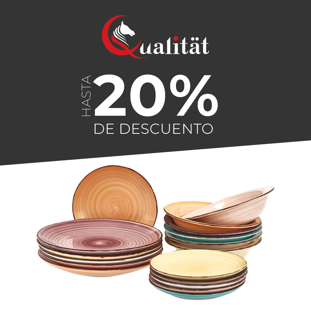 Hasta 20% de descuento en artículos de la marca Qualität